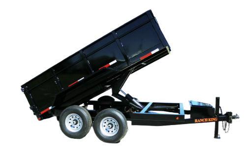 BUMPER PULL HAY BALE TRAILER
